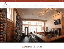 Tablet Screenshot of camelotcellars.com